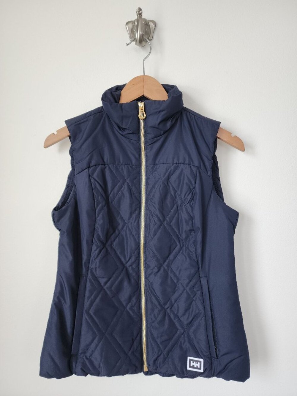 Helly Hansen navy blue puffer vest XS